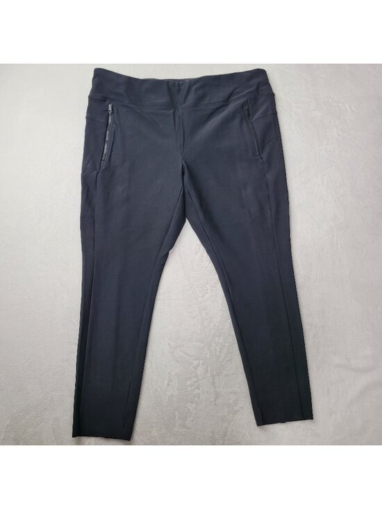 Athleta Pants - Athleta Women's Black Activewear With Zippered Pockets Leggings Size 1X